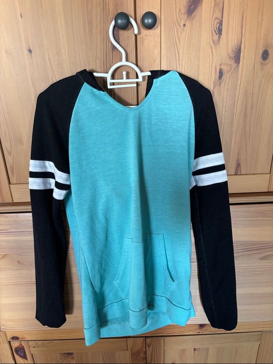 Warehouse Sweaters - Warehouse Turquoise Pullover with Black Trim